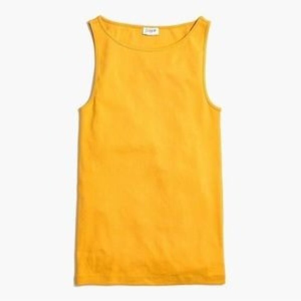 Women's J.Crew Open Neck Cami Top | Saffron | Size Small | NWOT